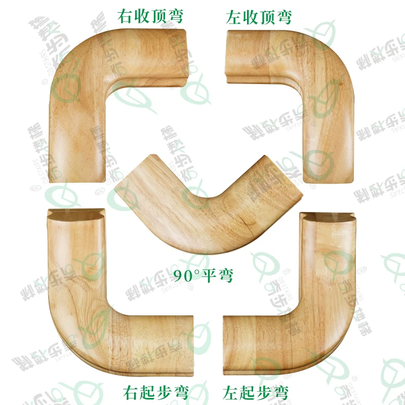 Horseshoe-Shaped Elbow Handrail